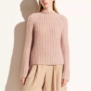 Vince Raglan Sleeve Ribbed Sweater  - Size Small